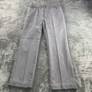 VTG GWG Pants Men’s 32 x 32 1970s Straight Leg Neutral Corp Business Retro Gray